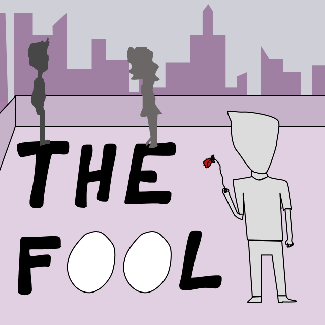 Design for fool album cover inspired by drawing from the band